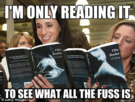 I'm only reading it TO see what all the fuss is  Perverted White Woman