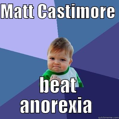 Fag of mirror pics - MATT CASTIMORE  BEAT ANOREXIA  Success Kid