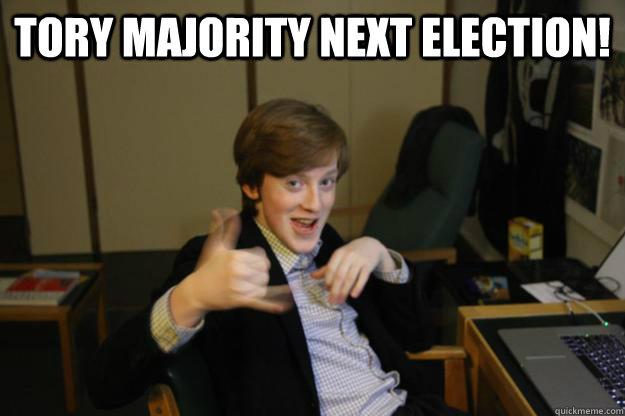 Tory majority next election!  