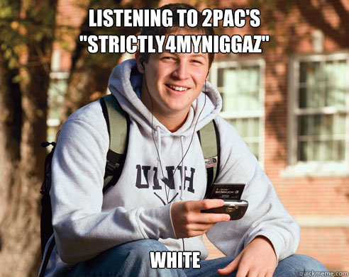 Listening to 2Pac's 