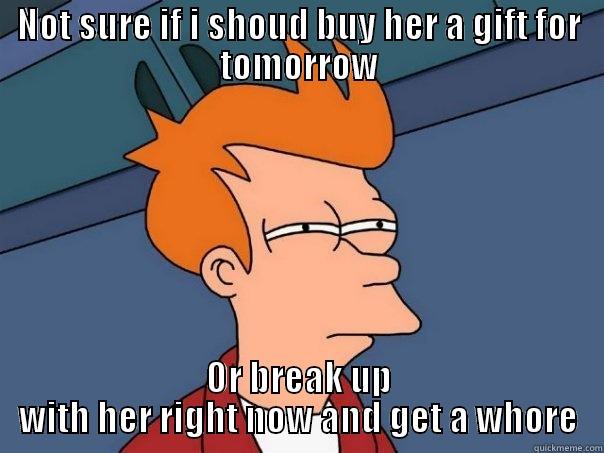 ksq jdfhjg kjdfjg hjqdsgfdhg qdsgh - NOT SURE IF I SHOUD BUY HER A GIFT FOR TOMORROW OR BREAK UP WITH HER RIGHT NOW AND GET A WHORE Futurama Fry