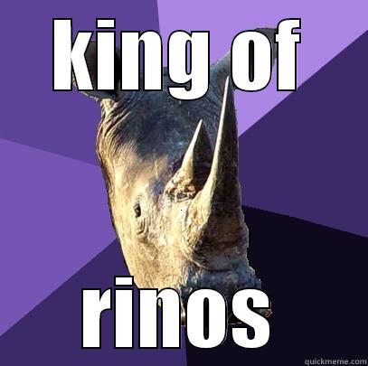 KING OF RINOS Sexually Oblivious Rhino