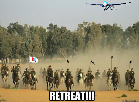 Retreat!!! - Retreat!!!  Romneys Horses and Bayonets retreat