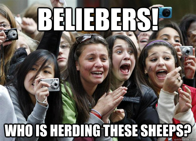 Beliebers! Who is herding these sheeps? - Beliebers! Who is herding these sheeps?  Misc