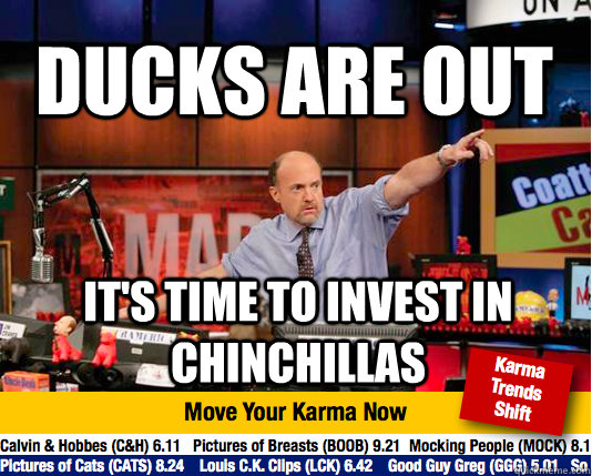 Ducks are out It's time to invest in chinchillas   Mad Karma with Jim Cramer