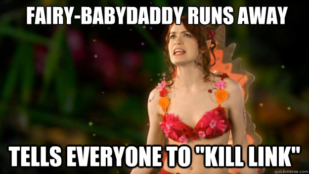 Fairy-Babydaddy runs away tells everyone to 