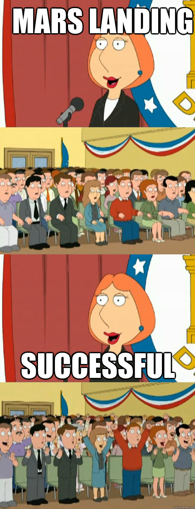 Mars landing Successful - Mars landing Successful  Lois Griffin