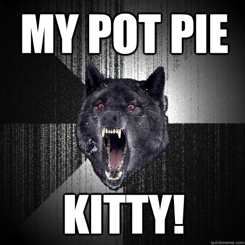 MY POT PIE KITTY!  Insanity Wolf