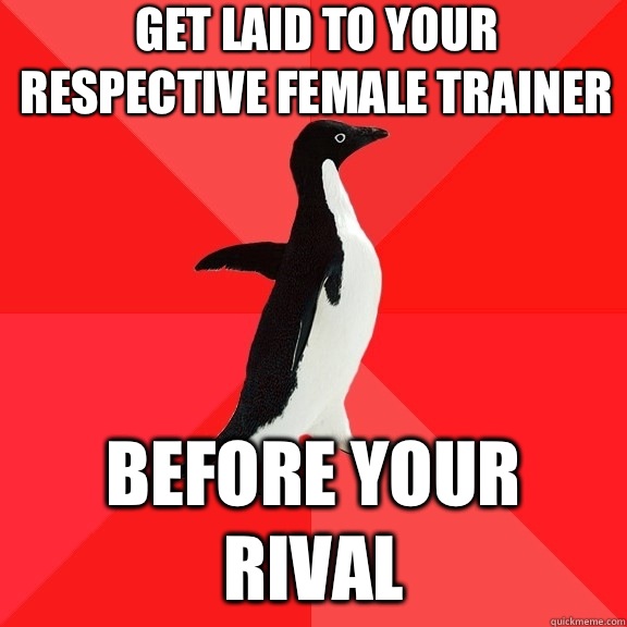 Get laid to your respective female trainer Before your rival  Socially Awesome Penguin