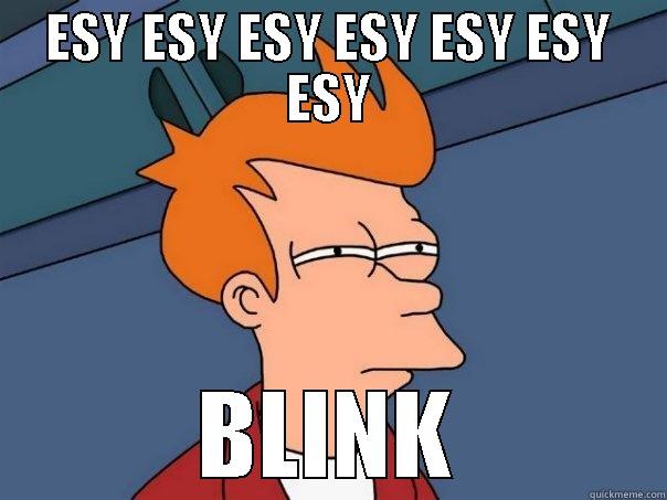 NO internet - ESY ESY ESY ESY ESY ESY ESY BLINK Futurama Fry