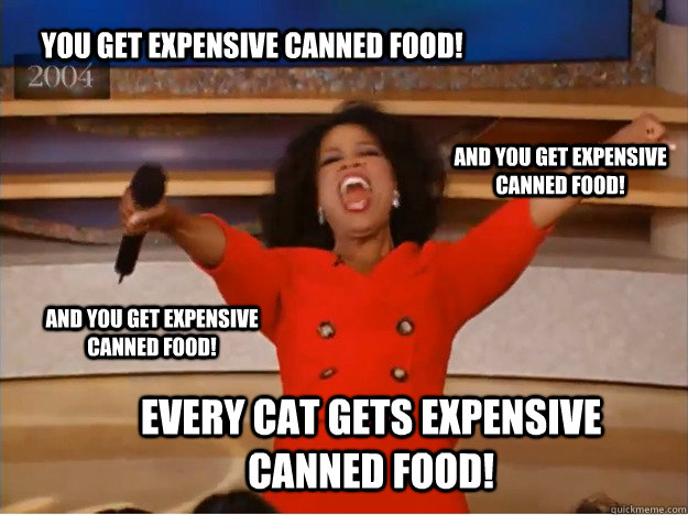 you-get-expensive-canned-food-every-cat-gets-expensive-canned-food