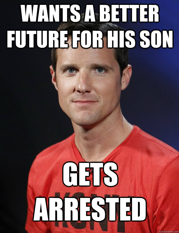 WANTS A BETTER FUTURE FOR HIS SON GETS ARRESTED  Creeper Jason Russell