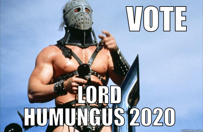 LORD HUMUNGUS 2020 -                      VOTE LORD HUMUNGUS 2020 Misc