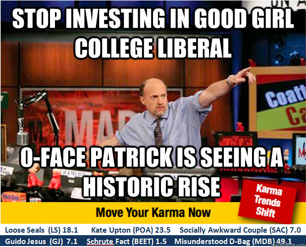 stop investing in good girl college liberal 0-face patrick is seeing a historic rise  Jim Kramer with updated ticker