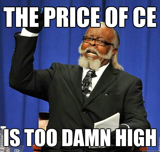 The price of ce Is too damn high  Jimmy McMillan