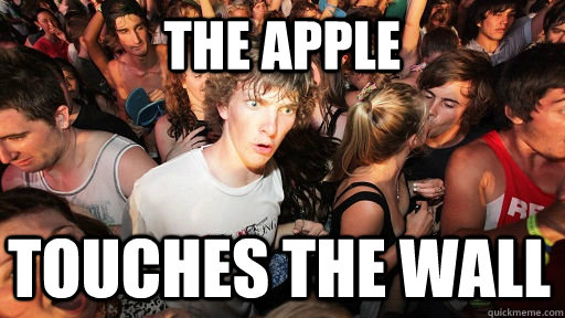 the apple touches the wall - the apple touches the wall  Sudden Clarity Clarence