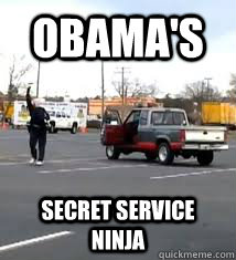 obama's secret service ninja  Nun Chuck Grampa