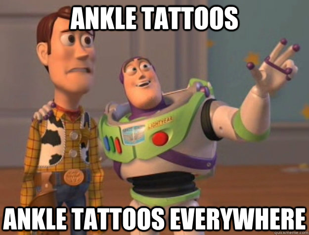 Ankle Tattoos  Ankle Tattoos Everywhere  Toy Story