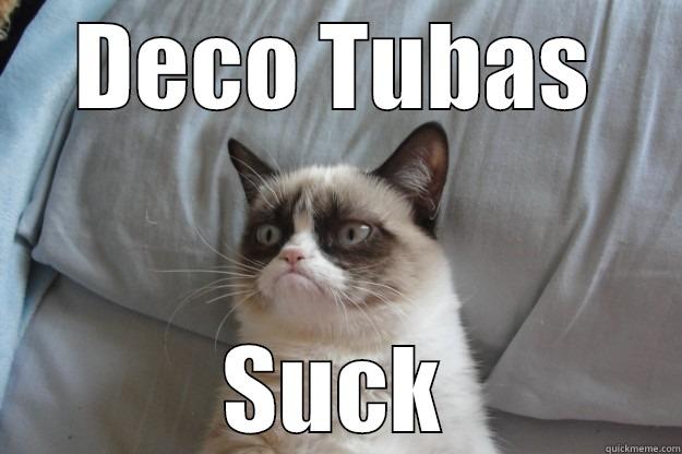 DECO TUBAS SUCK Grumpy Cat