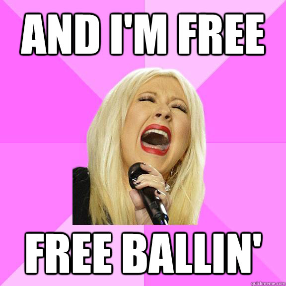 and i'm free free ballin'  Wrong Lyrics Christina