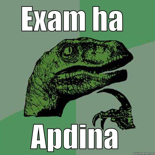 EXAM HA  APDINA Philosoraptor