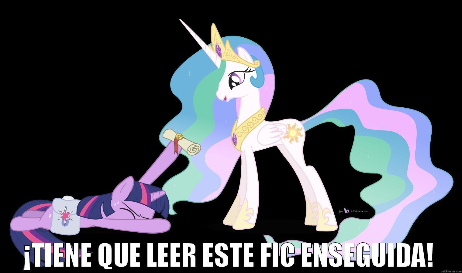 celestia y spike -  ¡TIENE QUE LEER ESTE FIC ENSEGUIDA! Misc