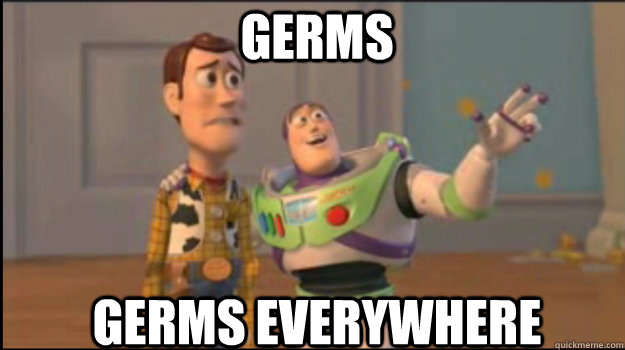 Germs germs everywhere - Germs germs everywhere  Buzz and Woody