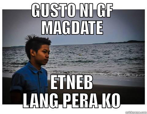 GUSTO NI GF MAGDATE ETNEB LANG PERA KO Misc