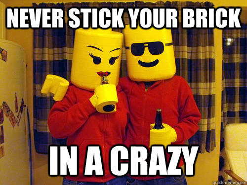 Never stick your brick in a crazy - Never stick your brick in a crazy  Misc