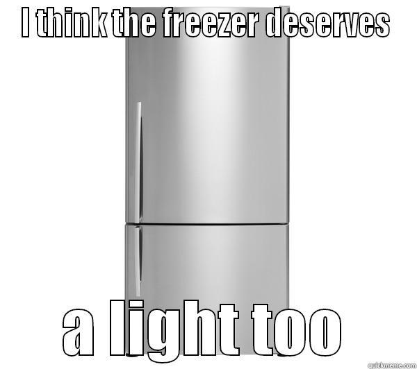 I THINK THE FREEZER DESERVES A LIGHT TOO Misc