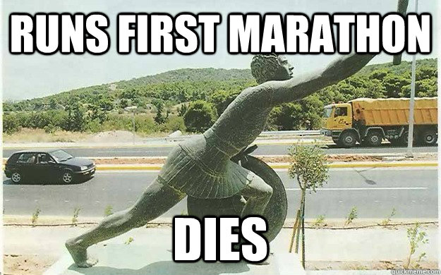 Runs First marathon DIes - Runs First marathon DIes  Freshman Marathon Runner