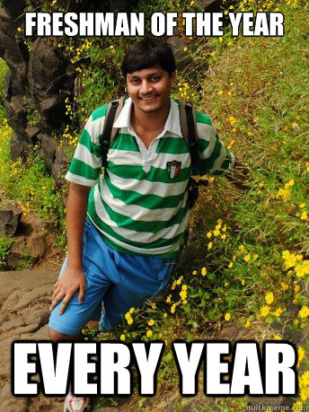 freshman of the year every year - freshman of the year every year  Freshie Sumit