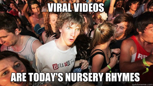 Viral Videos Are today's Nursery Rhymes    Sudden Clarity Clarence