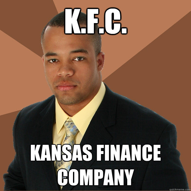 K.F.C. Kansas Finance Company  Successful Black Man