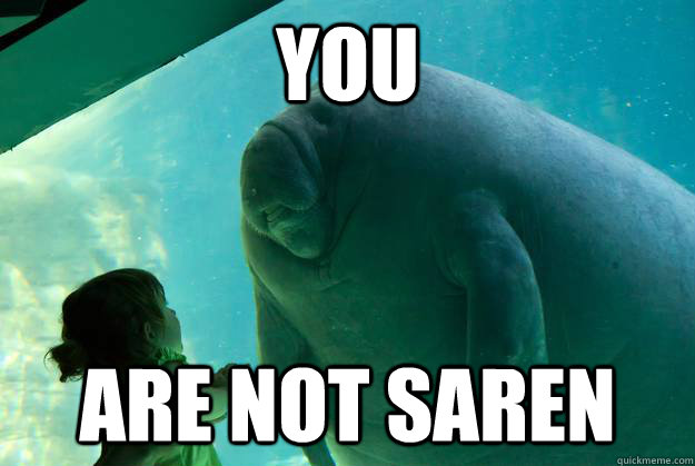 You Are Not Saren - You Are Not Saren  Overlord Manatee