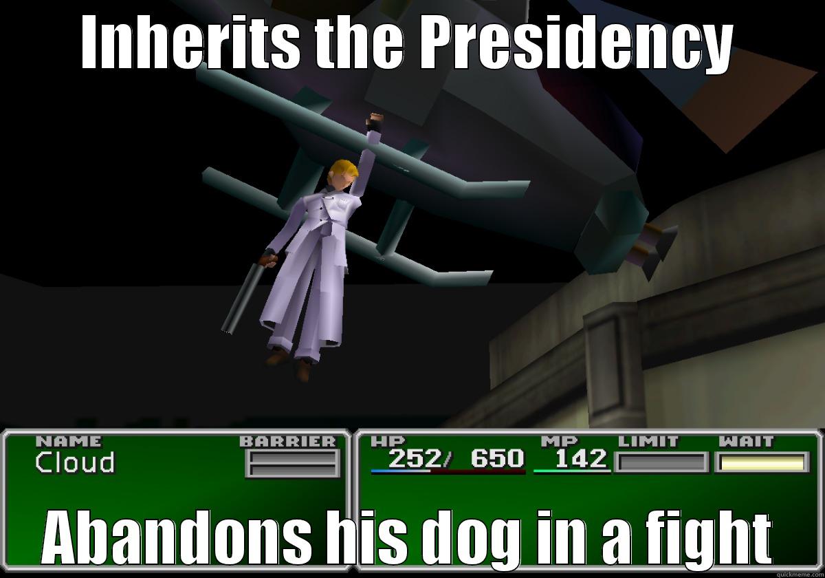 FFVII RUFUS - INHERITS THE PRESIDENCY ABANDONS HIS DOG IN A FIGHT Misc