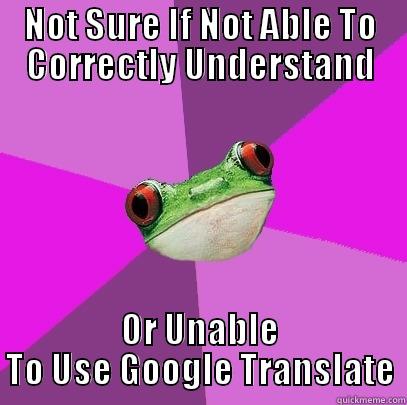 NOT SURE IF NOT ABLE TO CORRECTLY UNDERSTAND OR UNABLE TO USE GOOGLE TRANSLATE Foul Bachelorette Frog