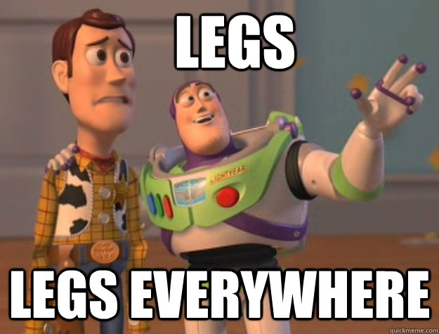 Legs legs everywhere  Toy Story