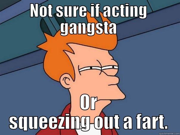 futurama ashley - NOT SURE IF ACTING GANGSTA OR SQUEEZING OUT A FART. Futurama Fry