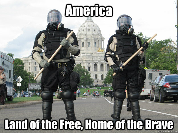 the land of the free and the home of the brave