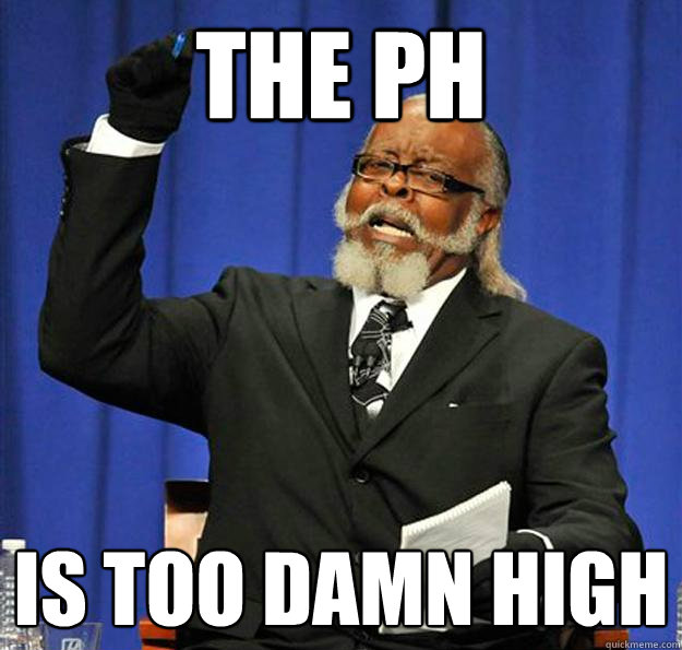 the ph is too damn high  Jimmy McMillan