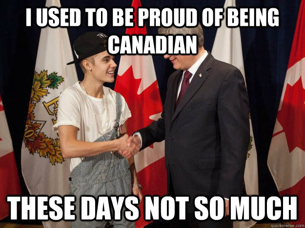 I used to be proud of being canadian these days not so much - I used to be proud of being canadian these days not so much  Canada Fails Again