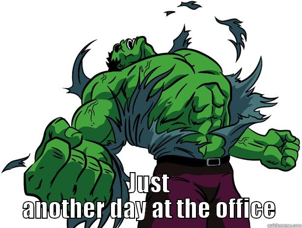 Hulk Smash -  JUST ANOTHER DAY AT THE OFFICE Misc