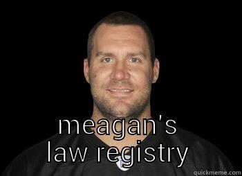  MEAGAN'S LAW REGISTRY Misc