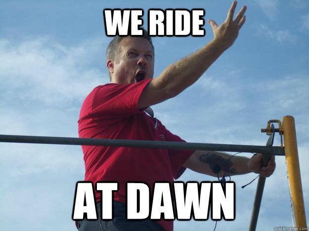 WE RIDE AT DAWN - WE RIDE AT DAWN  bettner