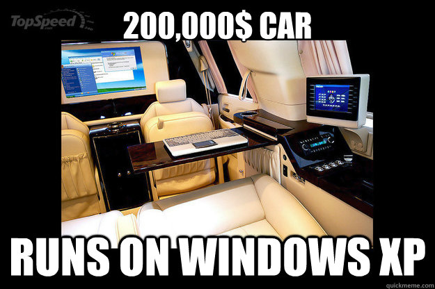 200,000$ Car Runs on Windows XP - 200,000$ Car Runs on Windows XP  Misc