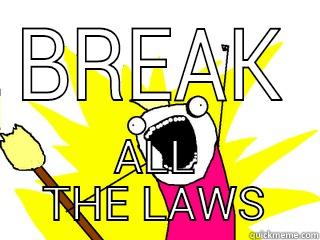 BREAK ALL THE LAWS All The Things
