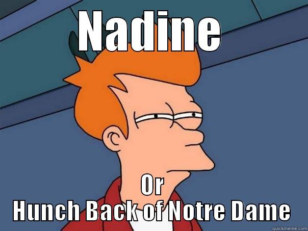 NADINE OR HUNCH BACK OF NOTRE DAME Futurama Fry