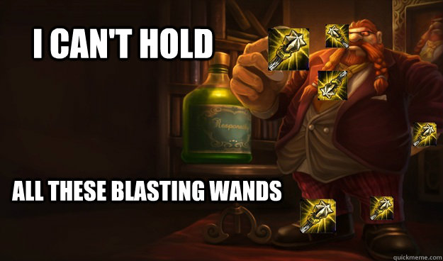 I CAN'T HOLD ALL THESE BLASTING WANDS  Pimp Gragas