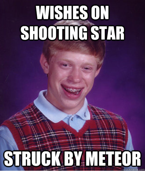 wishes on shooting star struck by meteor - wishes on shooting star struck by meteor  Misc